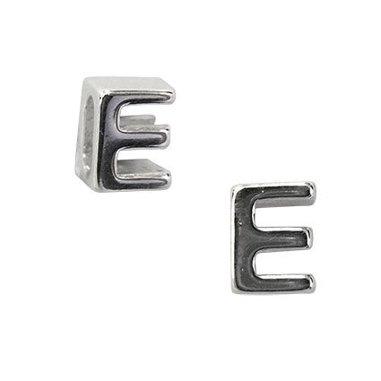 925 Echt-Silber Buchstaben E 7mm