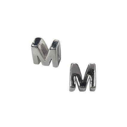 925 Echt-Silber Buchstaben M 7mm