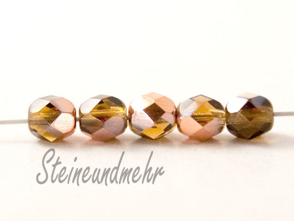 25x Orig. Czech Beads™ Ø6 silber #3978