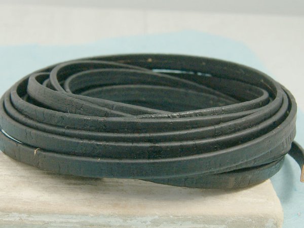 Korkband 5mm breit schwarz #4083 20cm