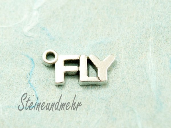 "FLY"  Anhänger Silber ca.12mm #2365