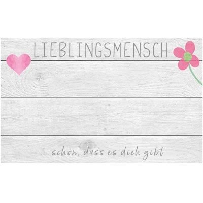 Schmuckkarte "Lieblingsmensch" 8,5x5,5cm #5475