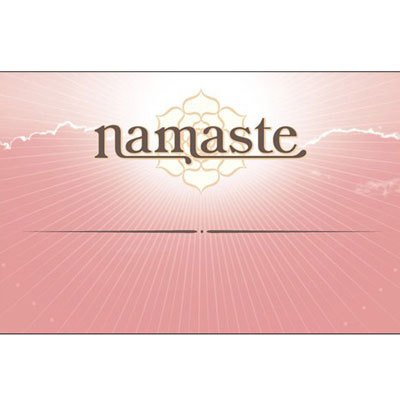 Schmuckkarte "Namaste" 8,5x5,5cm #5476