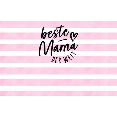 Schmuckkarte "beste Mama" 8,5x5,5cm #5470