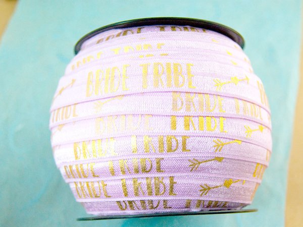 1m Hairties elastisches Band 16mm breit Bride tribe lila #5487