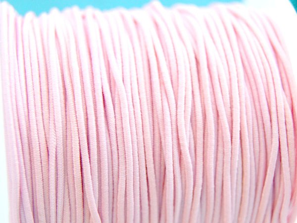 5m Gummischnur farbig Ø 1.0 rosa
