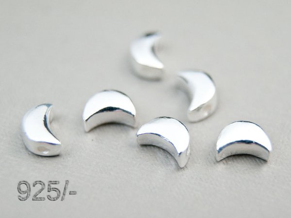 Silberperle Mond 6mm 925 Silber #5924