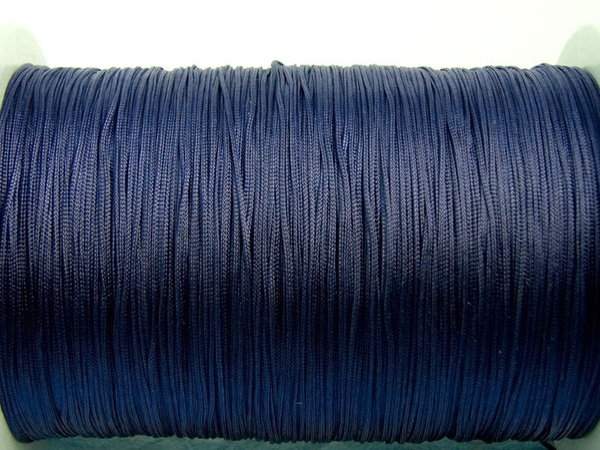 5m Makrameeband flach dunkelblau 1.0mm #6335