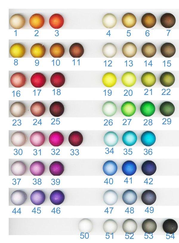 10x Polarisperlen rund opak Farbe 15 agate