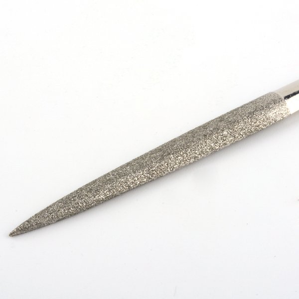 Nadelfeile halbrund diamantiert 14cm